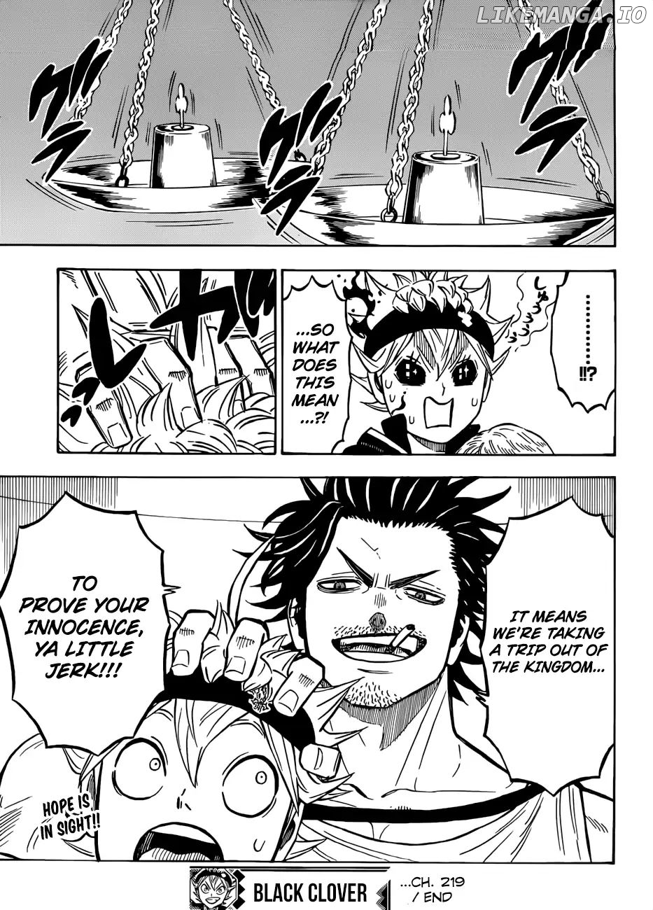 Black Clover chapter 219 image 14